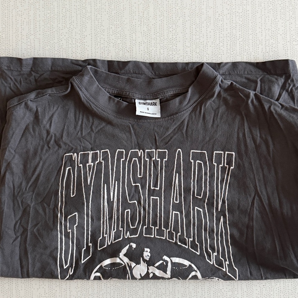 Gymshark Women’s Small Charcoal Lifting Club Tee